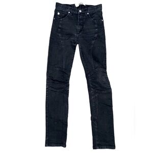 ALYX 1017 9SM Black Double Knee Moto Biker Jeans Size US 30/ EU40